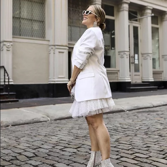 betsey johnson sequin booties